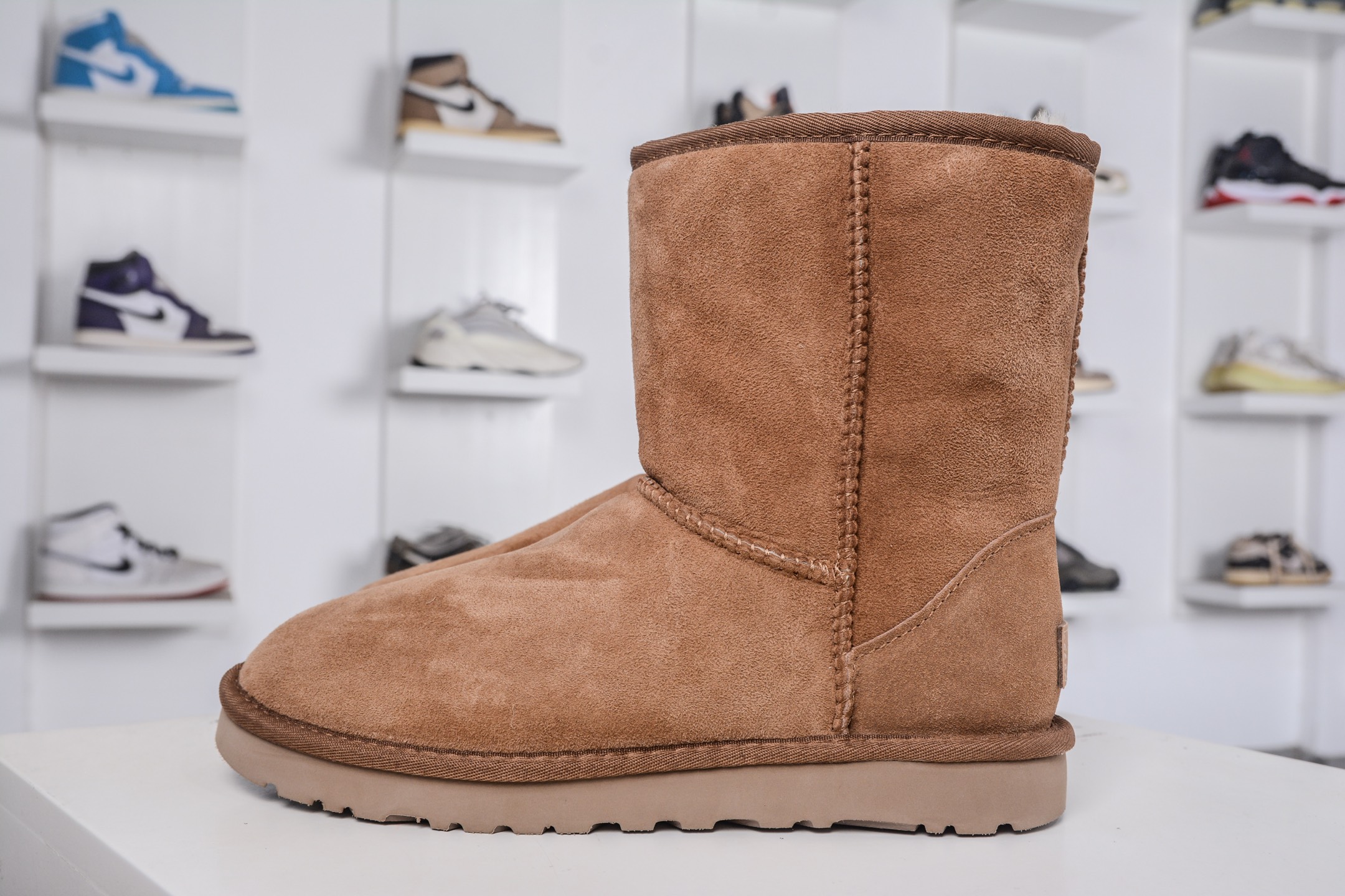 Ugg Classic Women's Chestnut Mid-Calf Sheepskin Winter Boots - Warm & Stylish 2 i1760979837211 7309 0 0