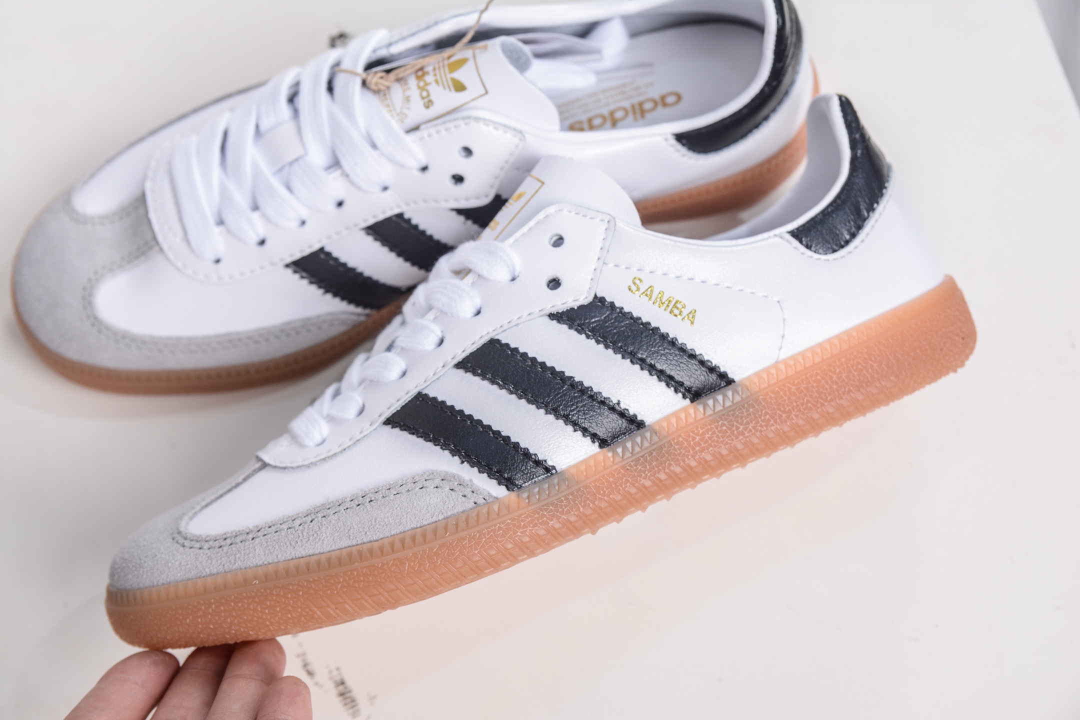 150 Adidas originals Samba 白黑 IF0642