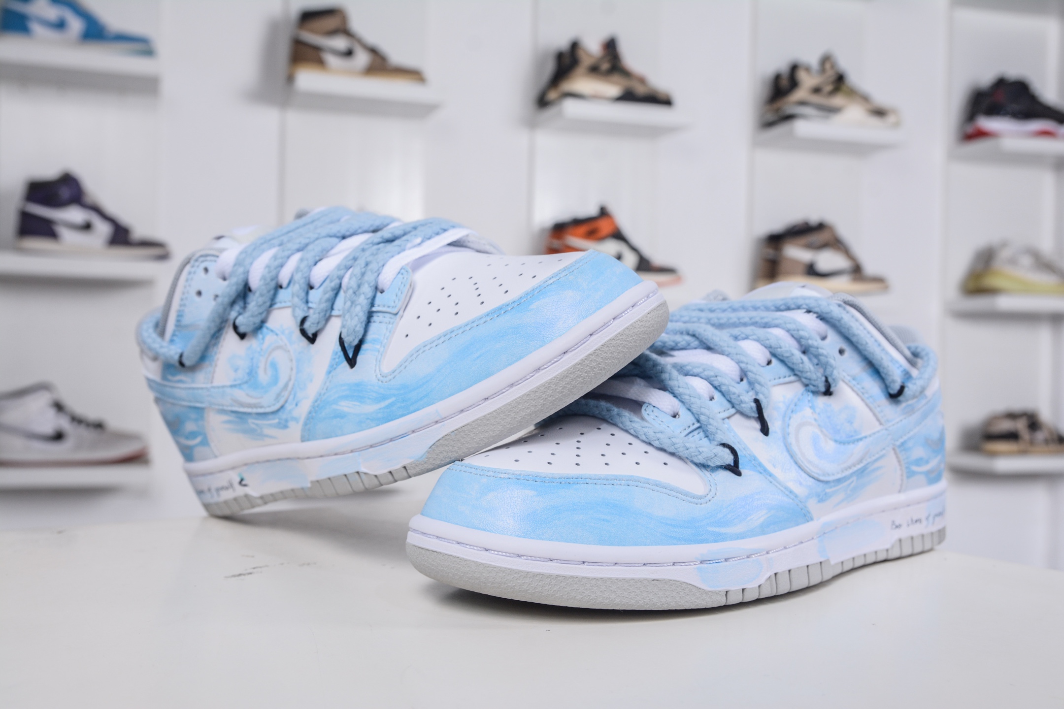 220 Nike Dunk Low RETRO 月下碧波行 白蓝色 HF5441-105