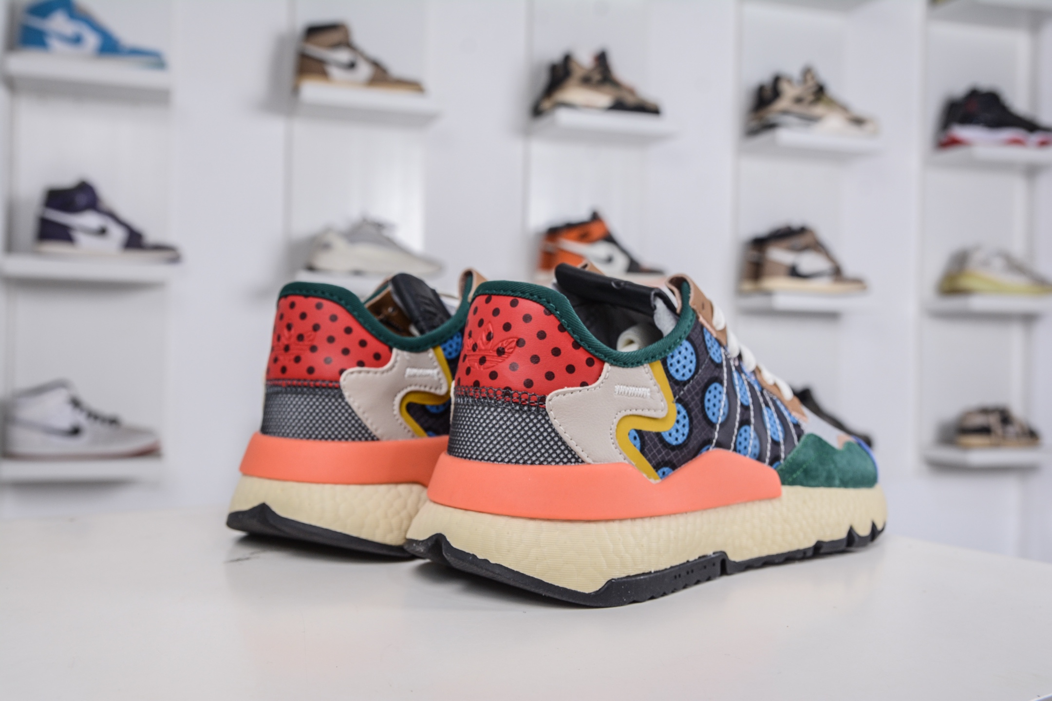 170 AD originals Nite Jogger Pride 夜行者减震耐磨低帮反光复古休闲百搭运动跑鞋 GW5366