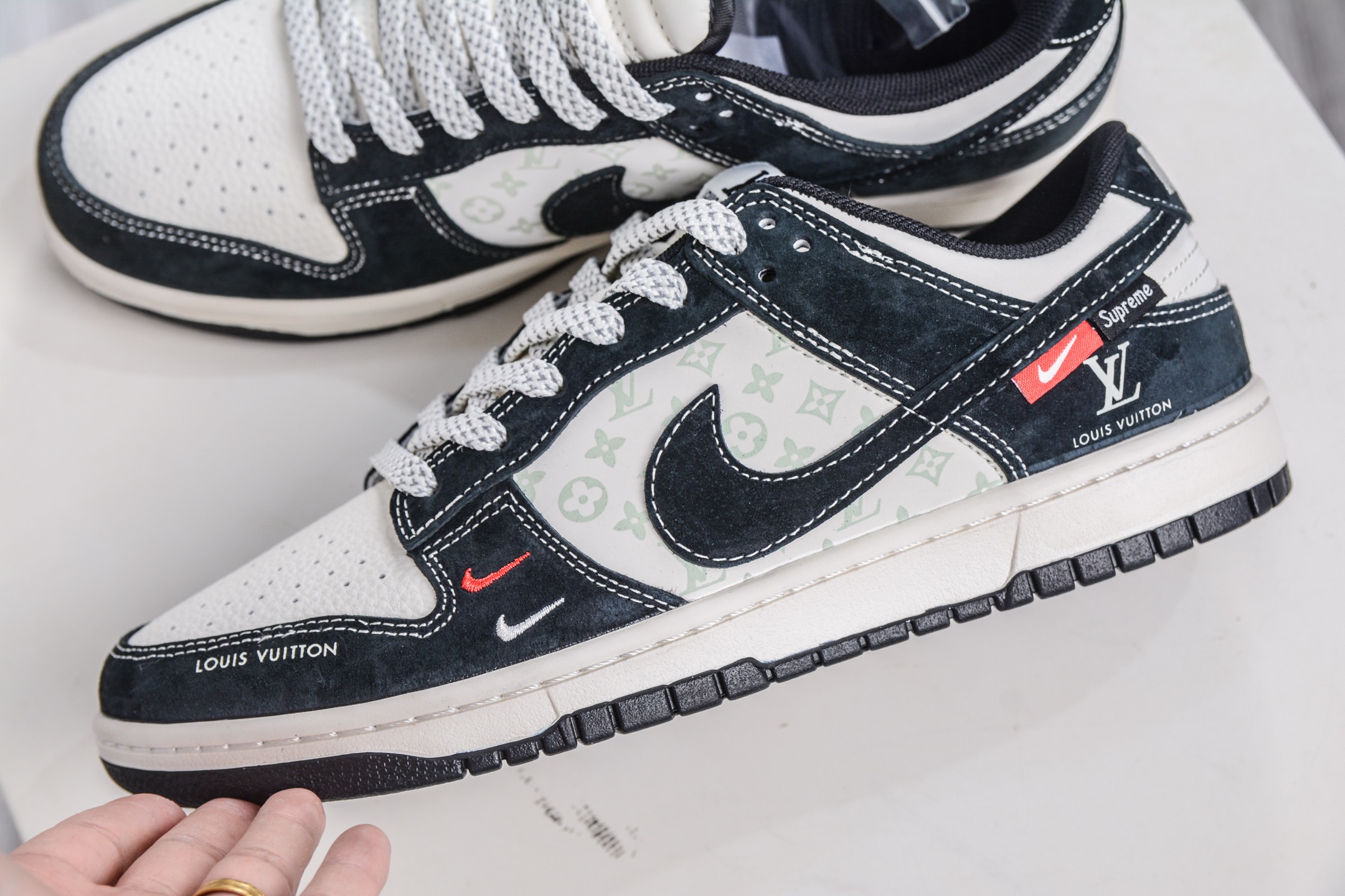 270 Nike SB Dunk Low x Louis Vuitton LV联名-黑白 CX5050-Y12