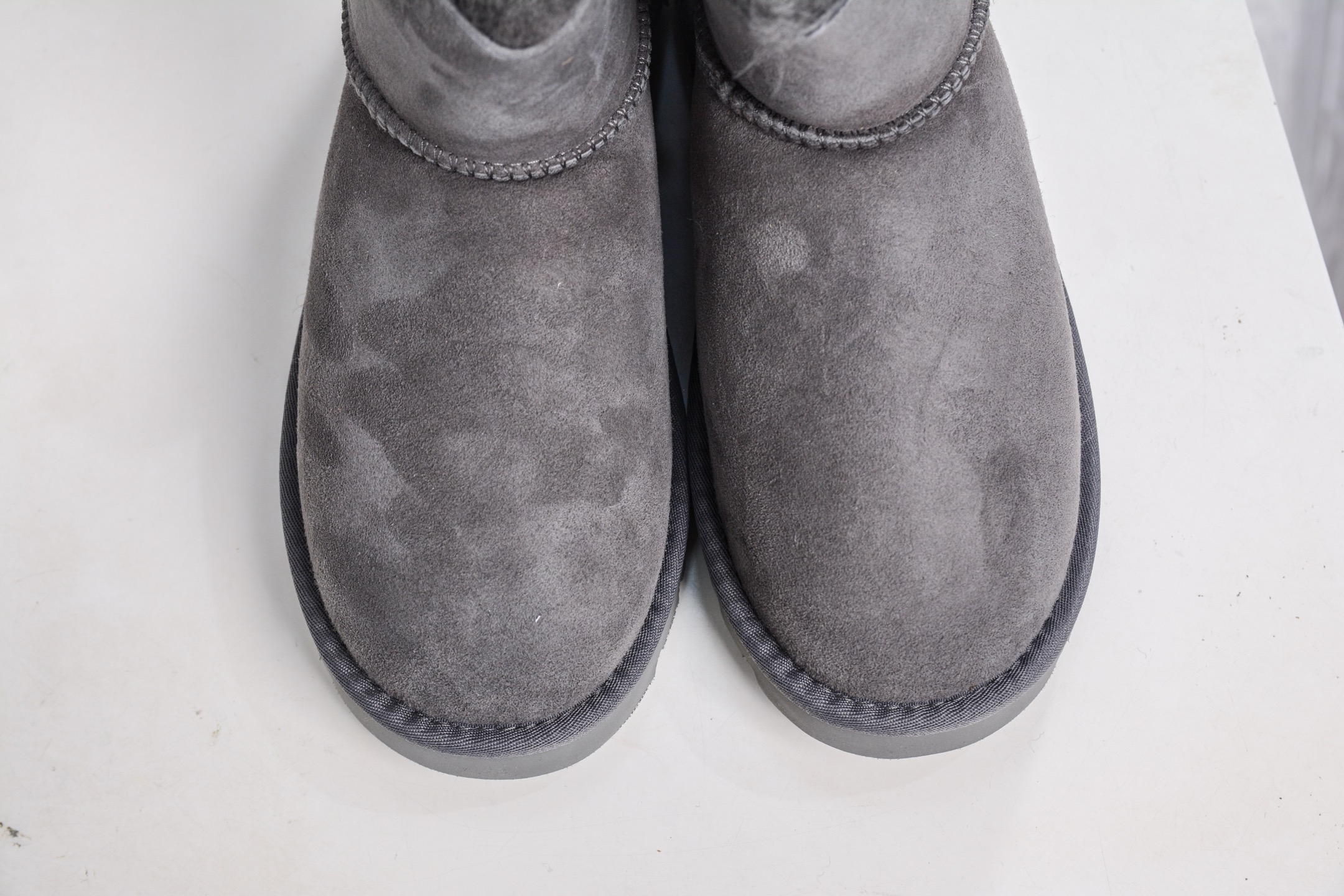 220 UGG Bailey贝莉单丝带蝴蝶结 灰色 秋冬羊皮毛一体雪地靴 1016501-GREY