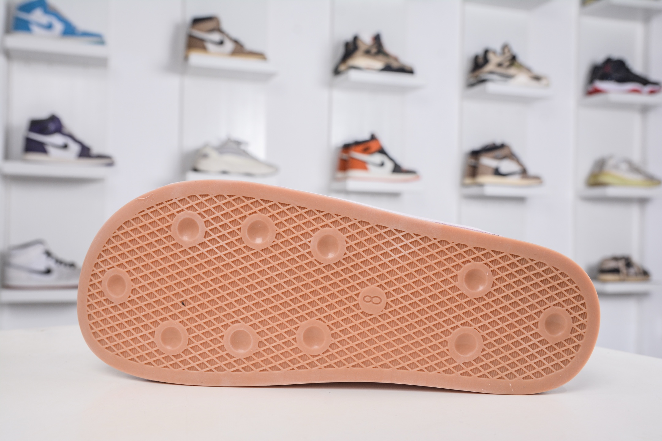 180 adidas originals Adimule 粉色 勃肯系 防磨防滑包头拖鞋 JP8731