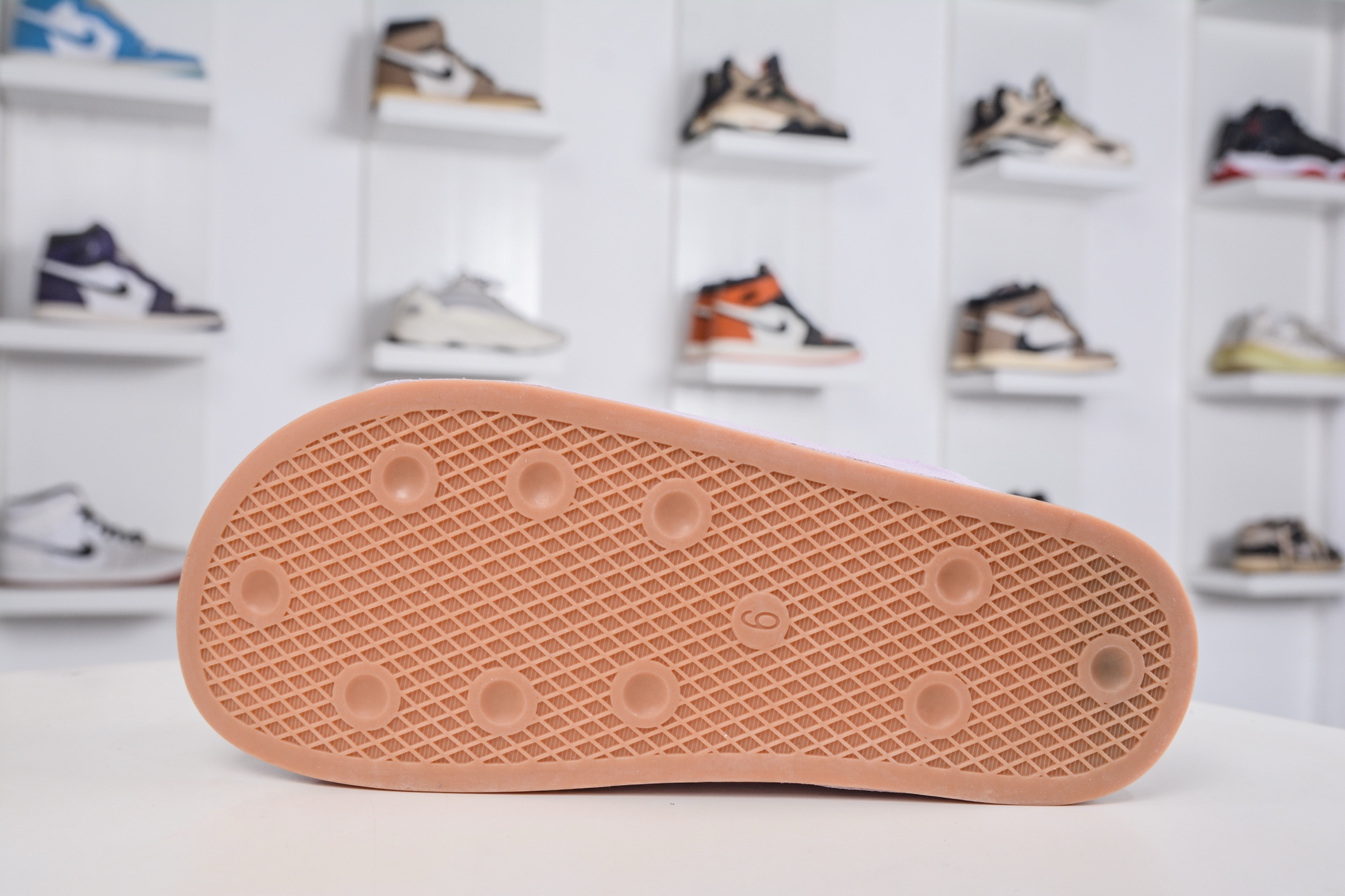 180 adidas originals Adimule 紫色 勃肯系 防磨防滑包头拖鞋 JP8732