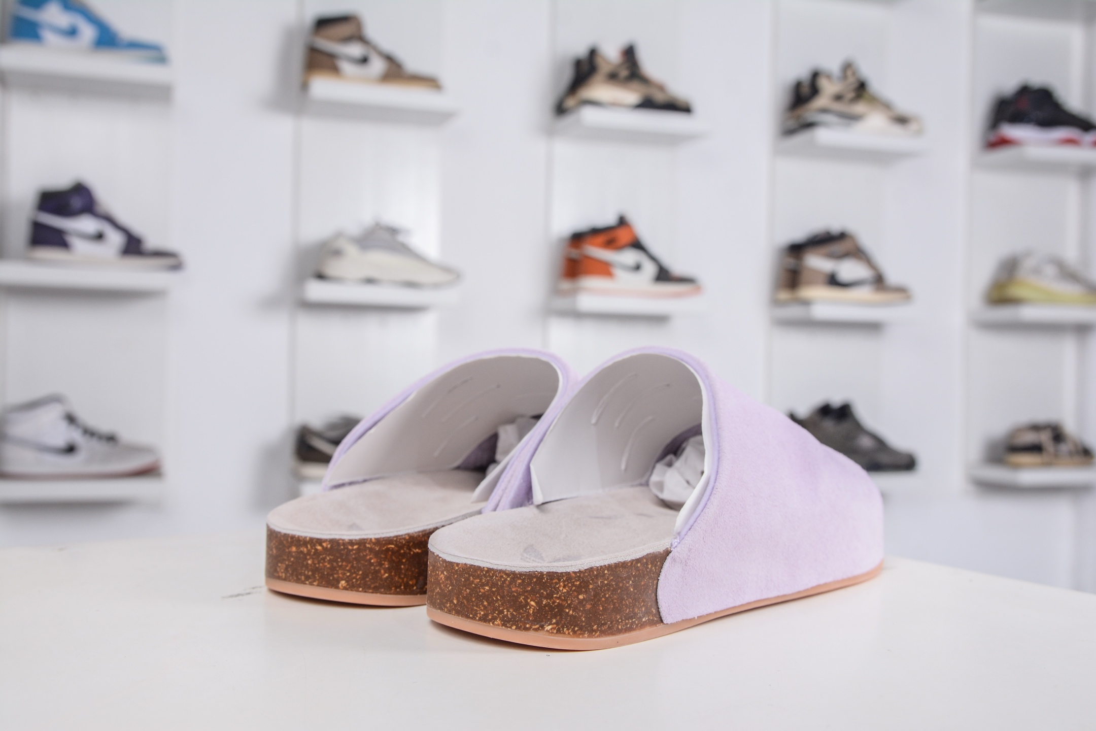 180 adidas originals Adimule 紫色 勃肯系 防磨防滑包头拖鞋 JP8732