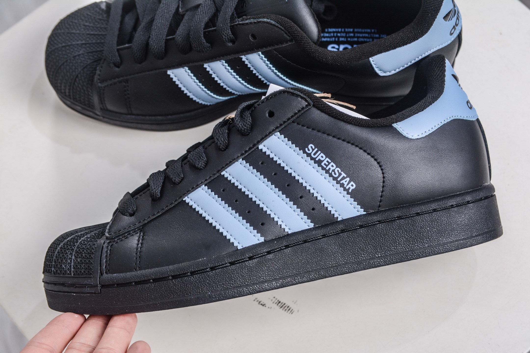 140 AD Originals Superstar 2 贝壳头 黑蓝 JS1338