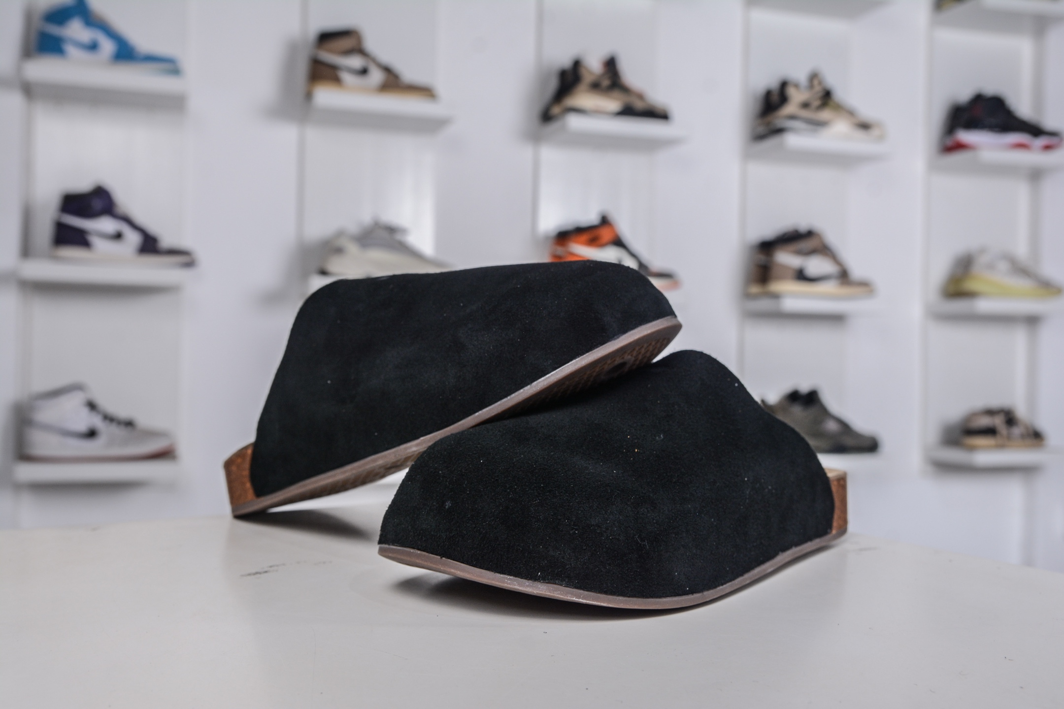 180 adidas originals Adimule 黑色 勃肯系 防磨防滑包头拖鞋 JQ4367