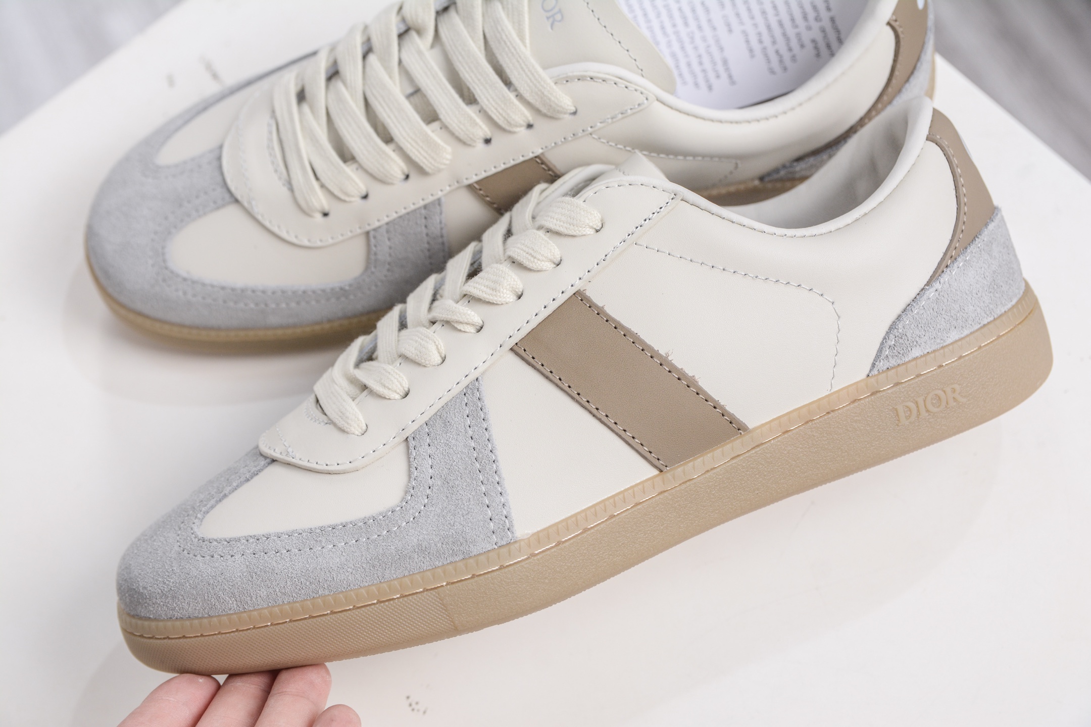 320 DIOR迪奥 B01 Matchpoint 圆头系带 迪奥德训鞋 3SN328ZRHH00840