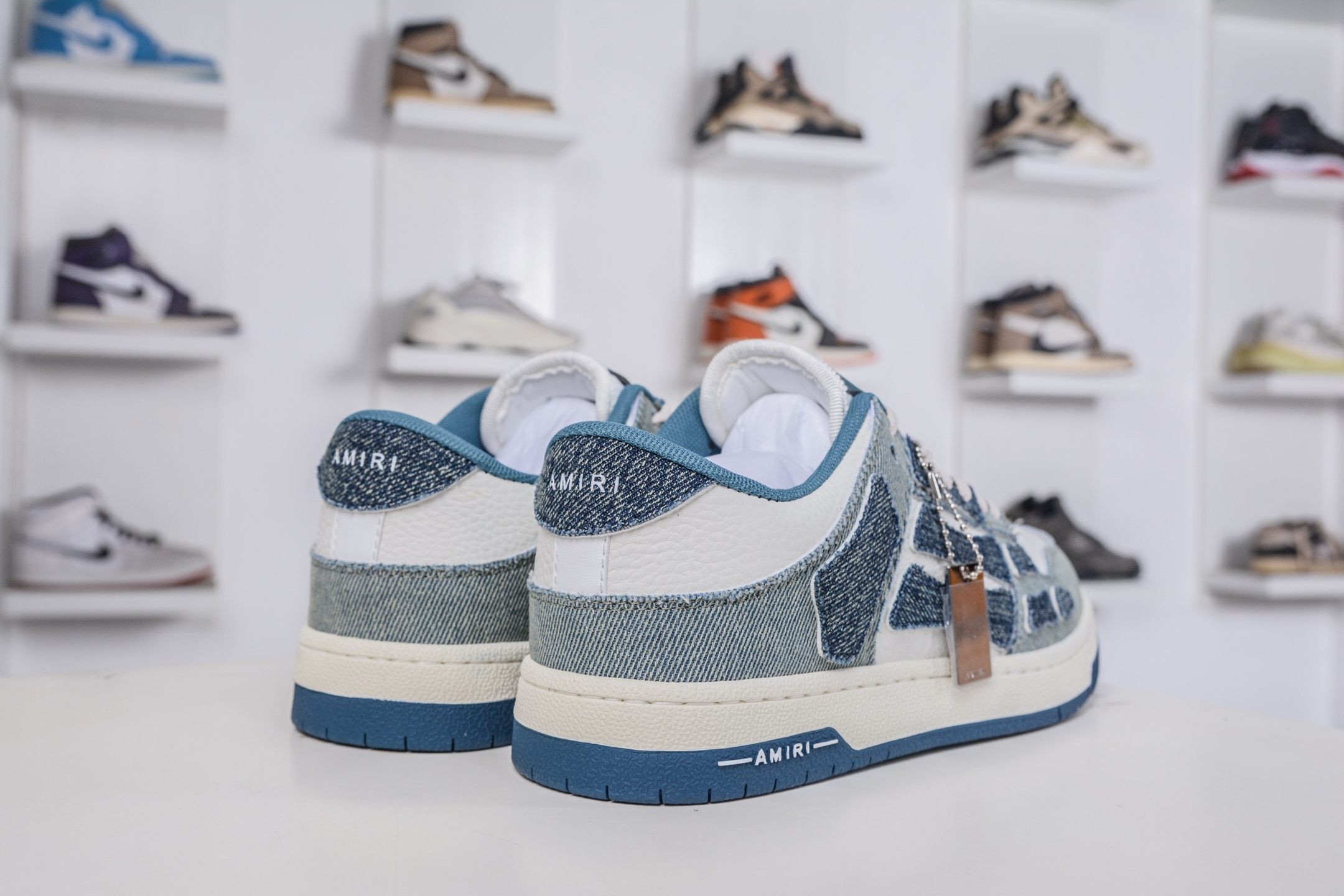 360 AMIRI Skeleton High 骨骼鞋-Skel Sneakers低帮 洛杉矶街头之王