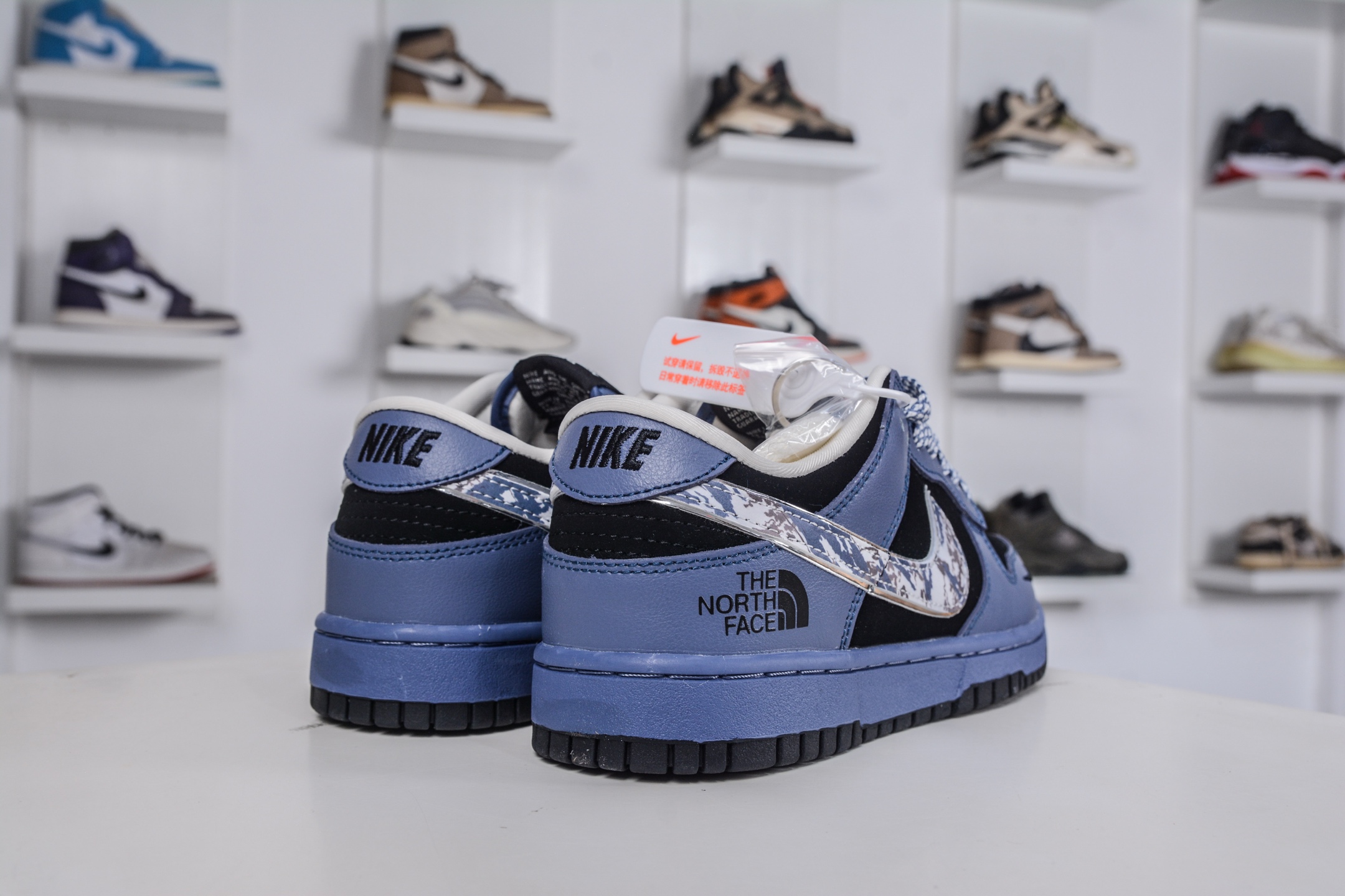 270 Nike SB Dunk Low x The North Face 北面联名-黑紫银勾 DJ1988-002