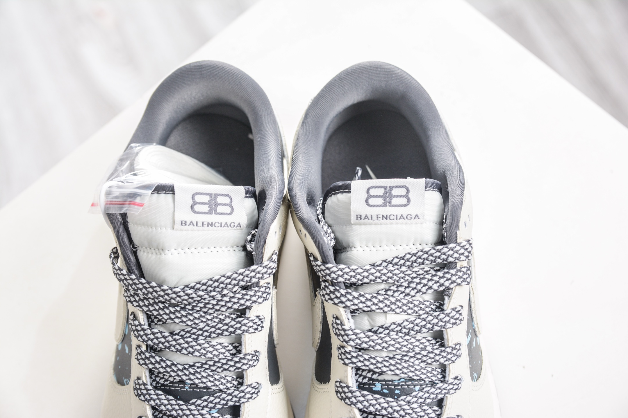 270 Nike SB Dunk Low x Balenciaga 巴黎世家联名-米灰蓝 DD1988-007