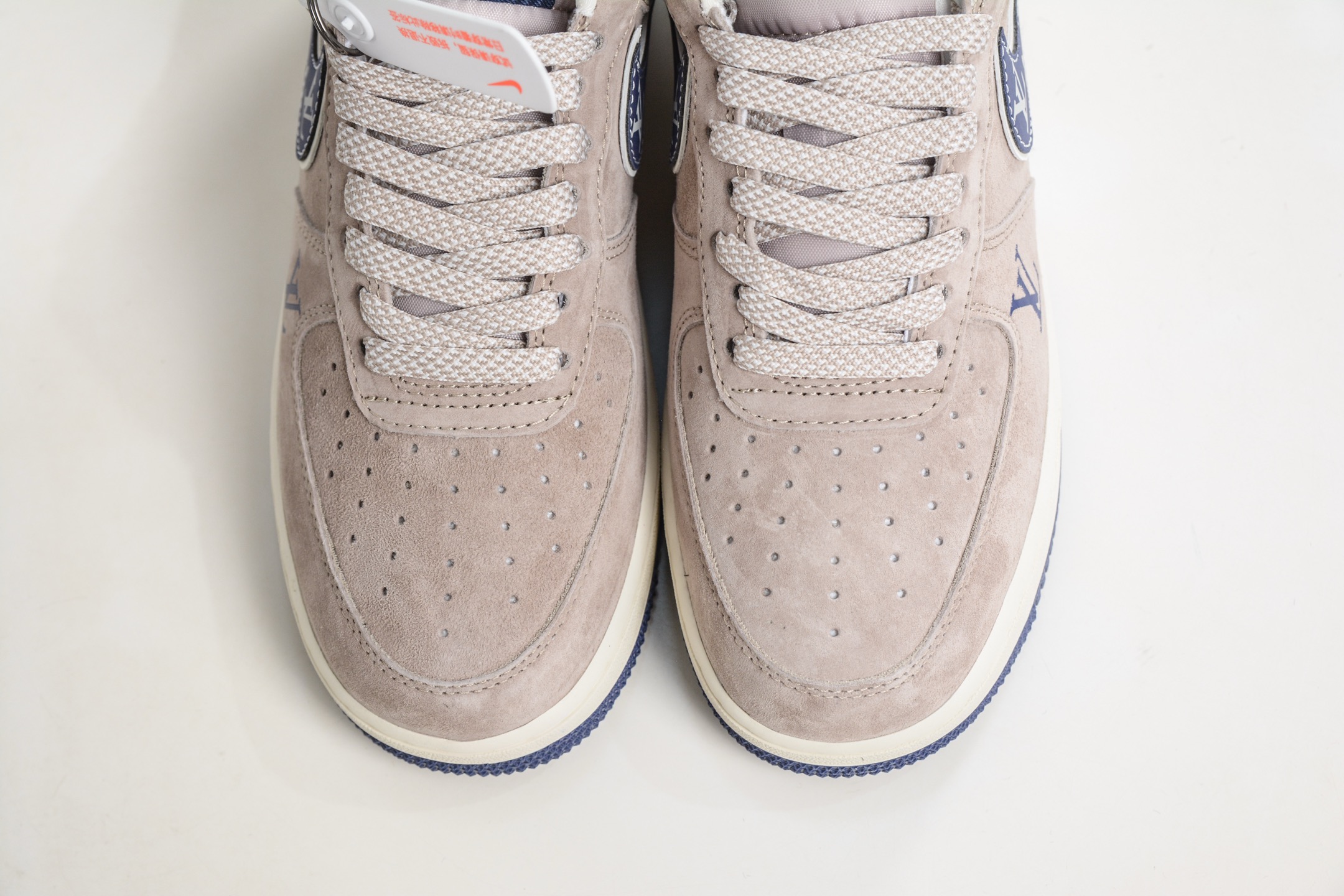 260 Nike Air Force 1 Low 07 x Louis Vuitton LV联名-灰蓝猪八 KL1688-004