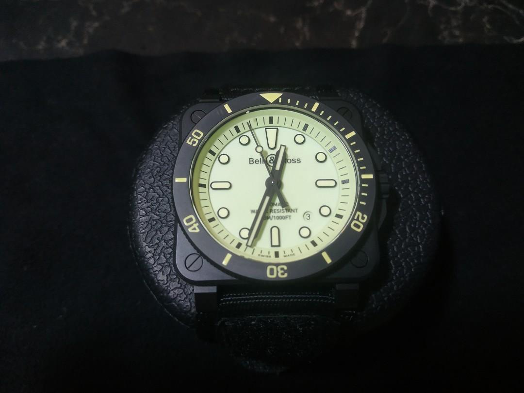 BELLROSS BR03-92-DIVER FULL LUM: Top Technology Super Diver Wristwatch - 图片 5