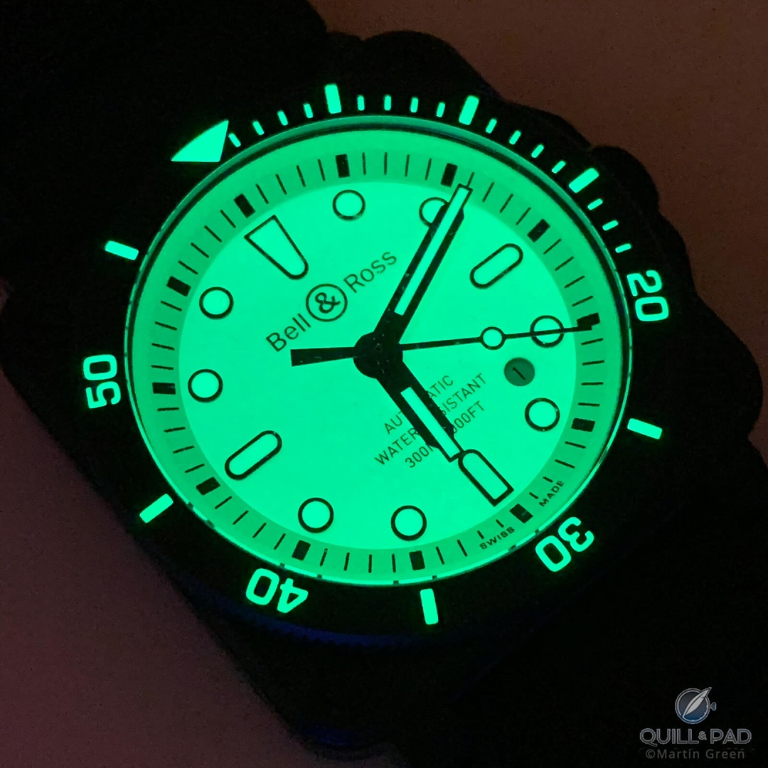 BELLROSS BR03-92-DIVER FULL LUM: Top Technology Super Diver Wristwatch - 图片 3