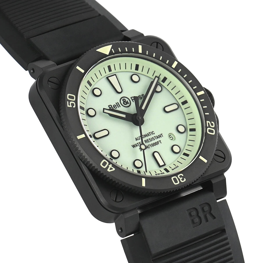 BELLROSS BR03-92-DIVER FULL LUM: Top Technology Super Diver Wristwatch - 图片 8