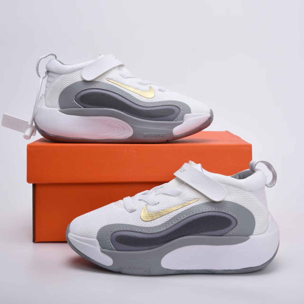 图片[5]-耐克蓝球26-37 小码魔术贴，大码鞋带-选品中心