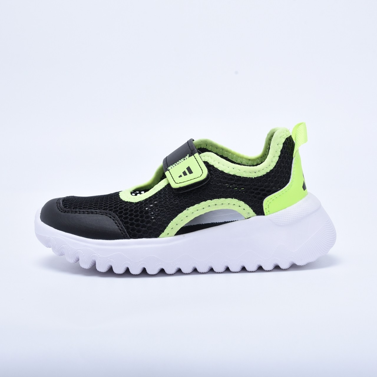 阿迪达斯凉鞋8725黑荧光绿24-37-选品中心