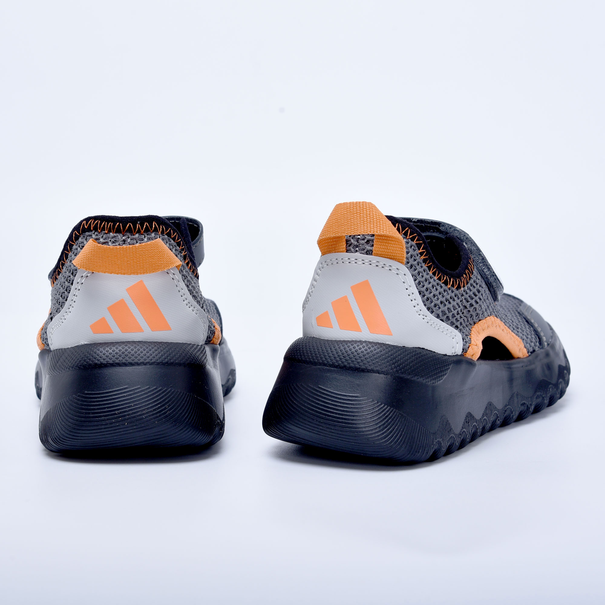 图片[3]-阿迪达斯凉鞋8731碳灰桔24-37-选品中心