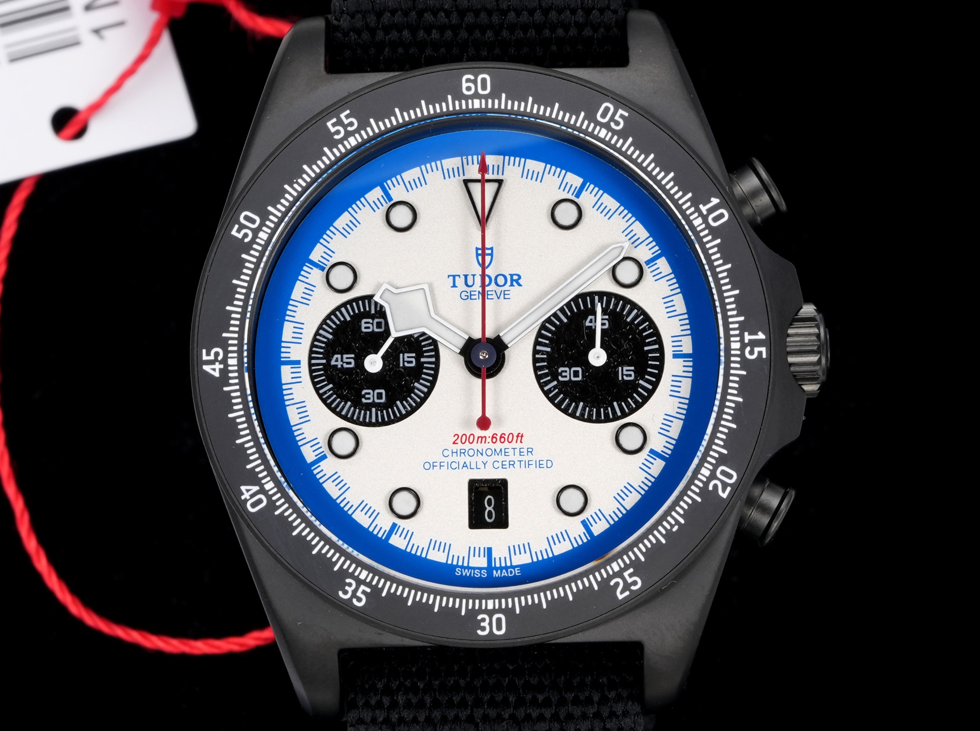 NO:819666,V's new work Tudor Black Bay Series M79377km-0001 Movement, self-winding mechanical movement, functions, hour hand, minute hand, small second hand, calendar, chronograph, 45-minute chronograph dial, case material, black carbon steel composite material, watch diameter, 43 crown material, titanium screw-in crown, decorated with embossed Tudor shield logo, strap material, integrated textured strap [V+] exclusive version!  The latest version on the market, every detail is developed with the sincerity of the V+ factory.19860909V新作 帝舵碧湾系列M79377km-0001 机芯 ,自动上弦机械机芯 功能 ,时针 分针 小秒针 日历 计时 45分计时盘 表壳材质 ,黑色碳钢复合材料 表径,43 表冠材质,钛金属旋入式表冠,饰以浮雕帝舵表盾牌标志 表带材质,一体式织纹表带【V+】独家对版！市场最新版本,每个细节都是V+工厂匠心开发的诚意,,Watch