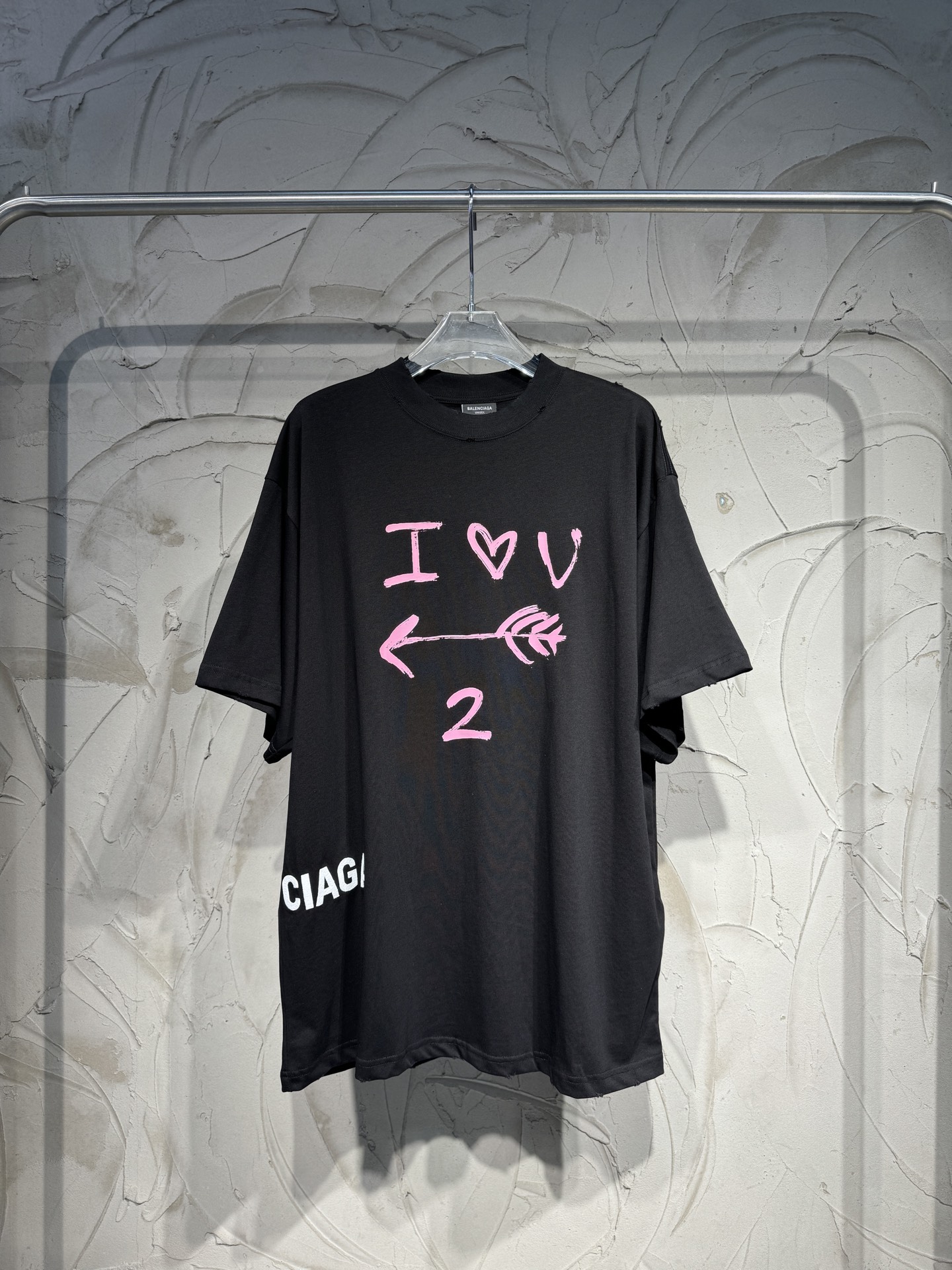 P95 Balenciaga BLCG Valentine's Day Chinese Valentine's Day 26 Serie de edición limitada para parejas de manga corta de…