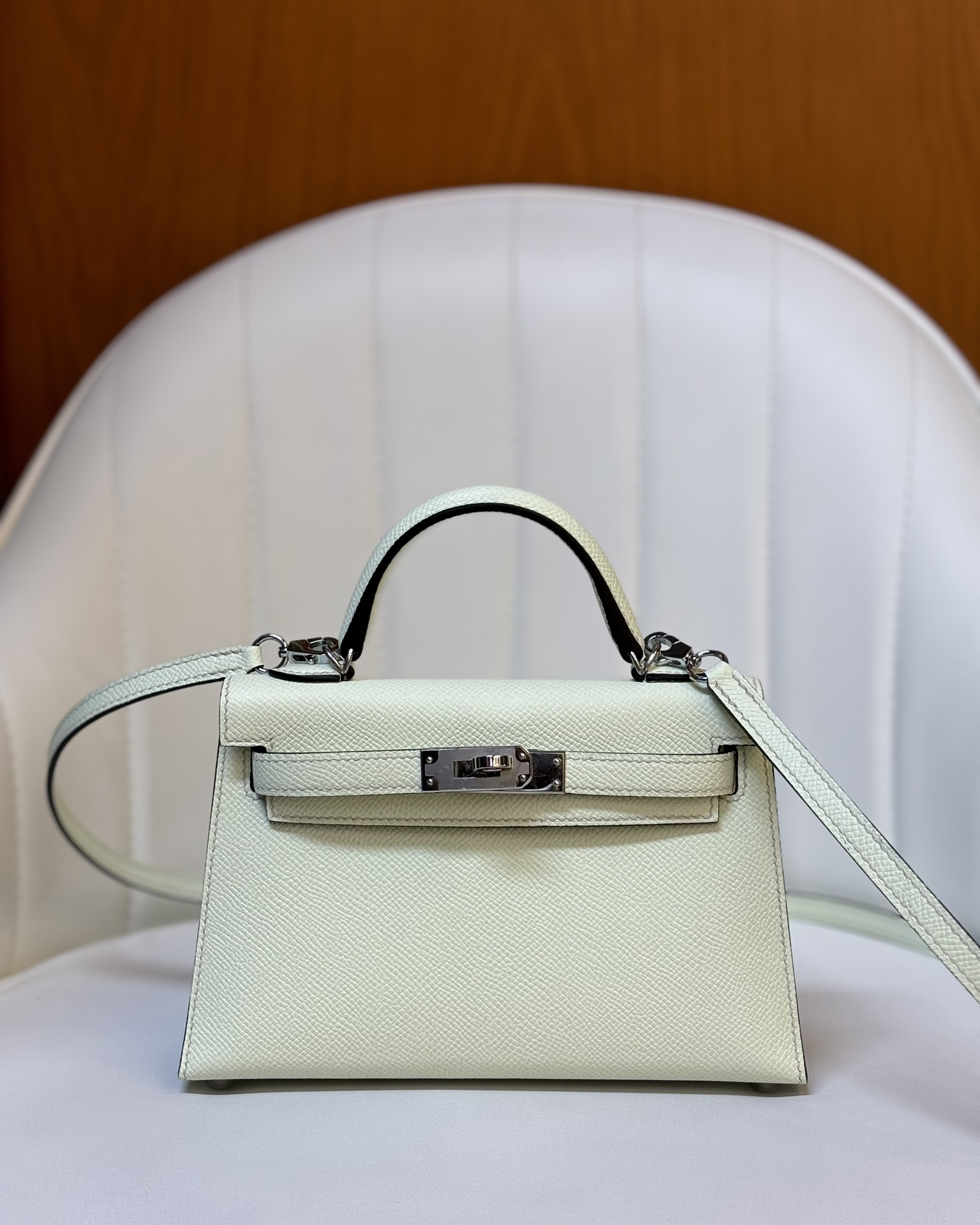 Hermès Bubble Green/Silver Buckle
