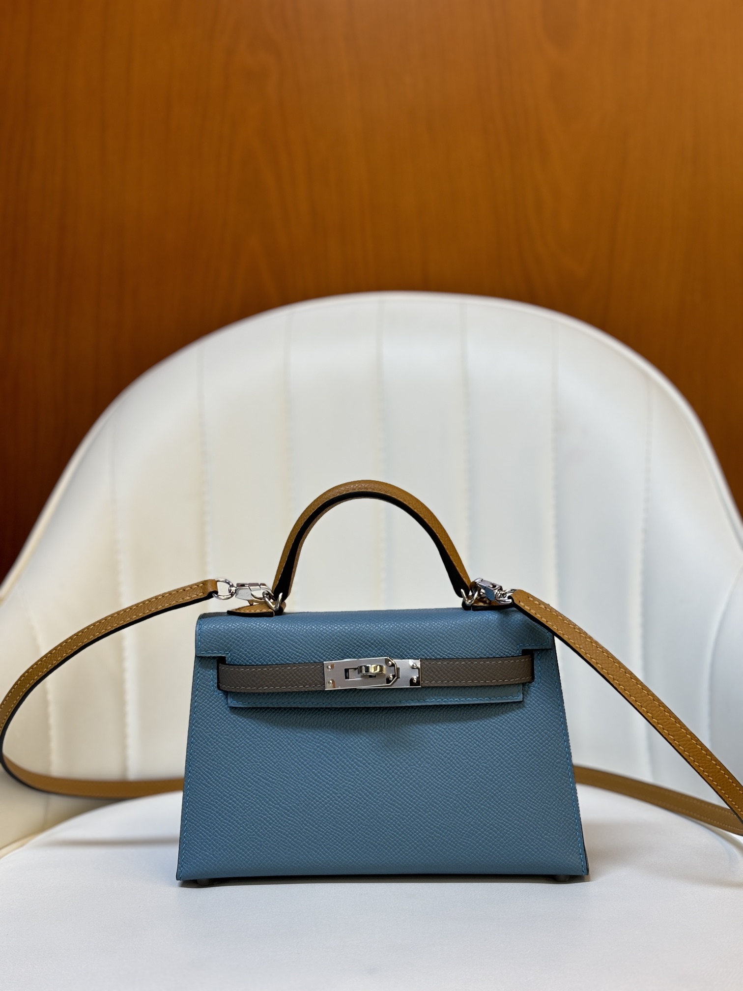 Hermès kelly second generation mini is so practical 1️⃣9️⃣CM Ep palm print, purely handmade