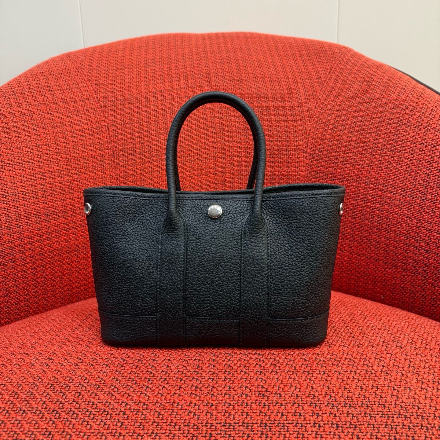 Hermès Hermes classic new size latest garden bag Neo (mini) garden full leather size 23x16x10 Ntogo leather wax thread matching handmade craftsma