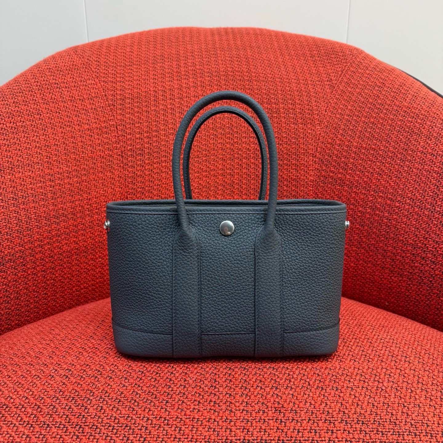 Hermès Hermes classic new size latest garden bag Neo (mini) garden full leather size 23x16x10 Ntogo leather wax thread matching handmade craftsma