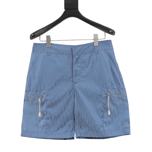 Dior Oblique Jacquard Shorts Blue, Luxury Designer Shorts For Men and Women 1 Dior Oblique Jacquard Shorts Blue, Luxury Designer Shorts For Men and Women