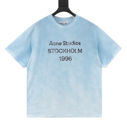 Acne Studios 1996 Logo Print Distressed T-Shirt Vintage Wash Unisex 1 Acne Studios 1996 Logo Print Distressed T-Shirt Vintage Wash Unisex