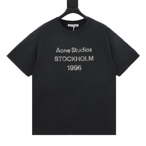 Acne Studios 1996 Logo Print Distressed T-Shirt Vintage Washed Unisex Tee 1 Acne Studios 1996 Logo Print Distressed T-Shirt Vintage Washed Unisex Tee