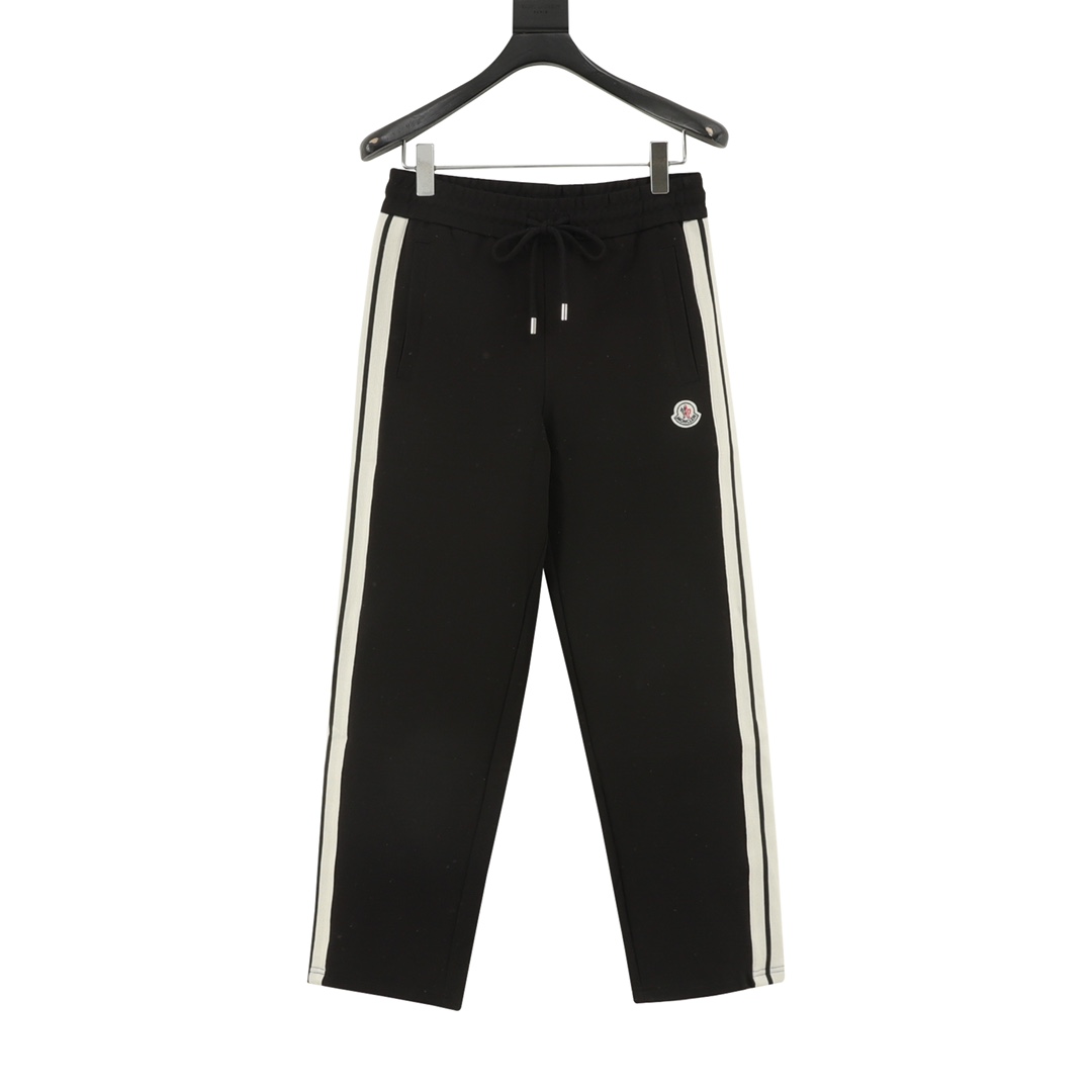 Moncler/蒙口 25FW clásico pantalón largo con cinta lateral distinguir la mercancía común del mercado, unisex nuevo diseño…