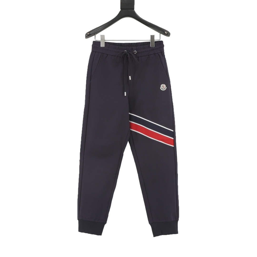 Moncler/Mengkou 25FW striped pants with leg stripes Distinguish from market common goods, unisex new aesthetic inspirat…