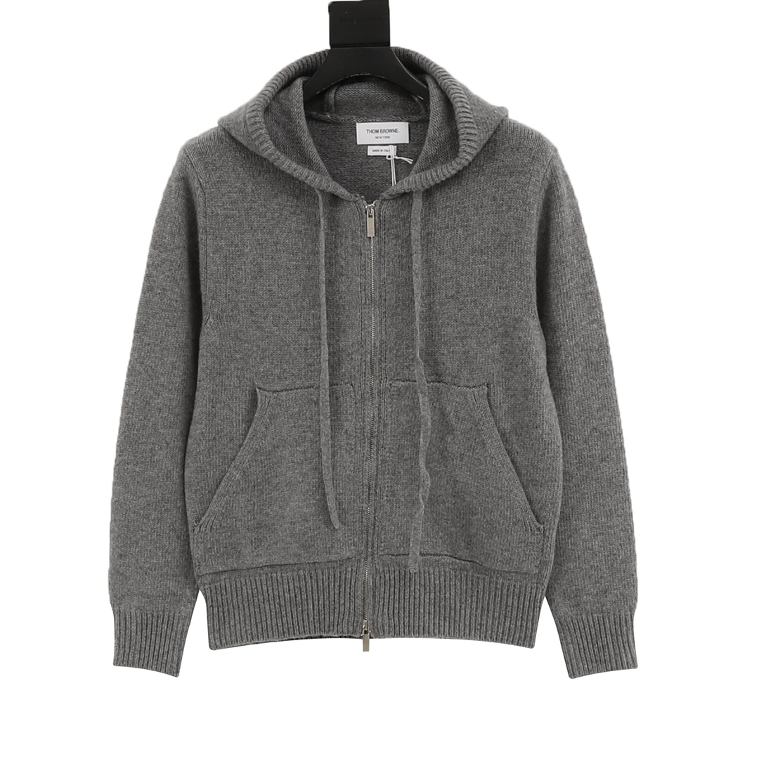 THOM BROWNE Tom Brown TB 25FW abrigo con capucha de lana de ganso. Este producto se basa en el original, usando hilo de…