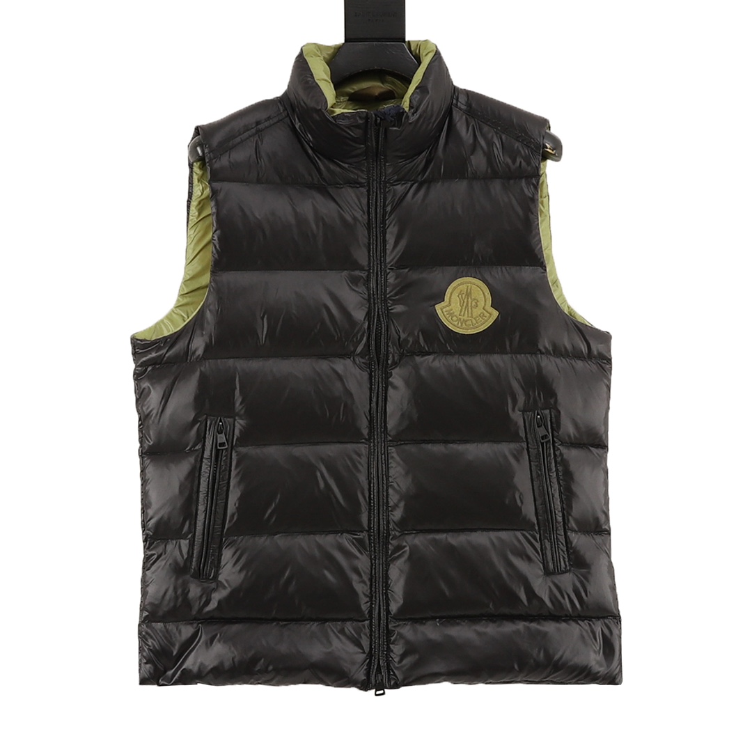 MONCLER vest Green chubby vest Size: 1-5