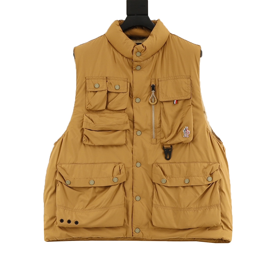 Moncler Grenoble Tongass down outdoor vest. High-end black label series. Original factory replacement fabric. Super gra…