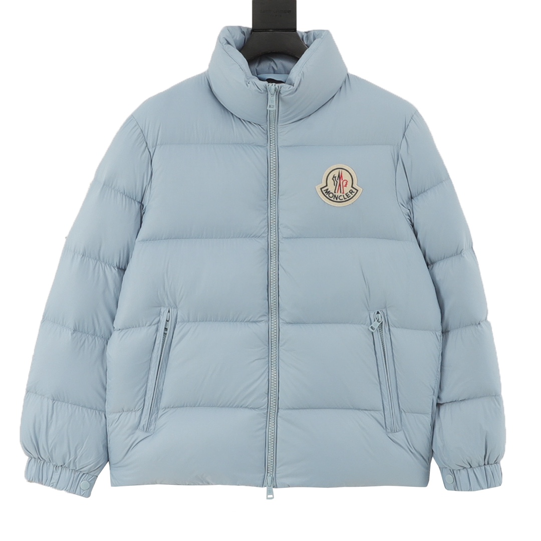 Plumón Moncler/Montclair Citala con cuello alto. Chaqueta de plumón ligero de ganso unisex con logotipo grande, calidad…