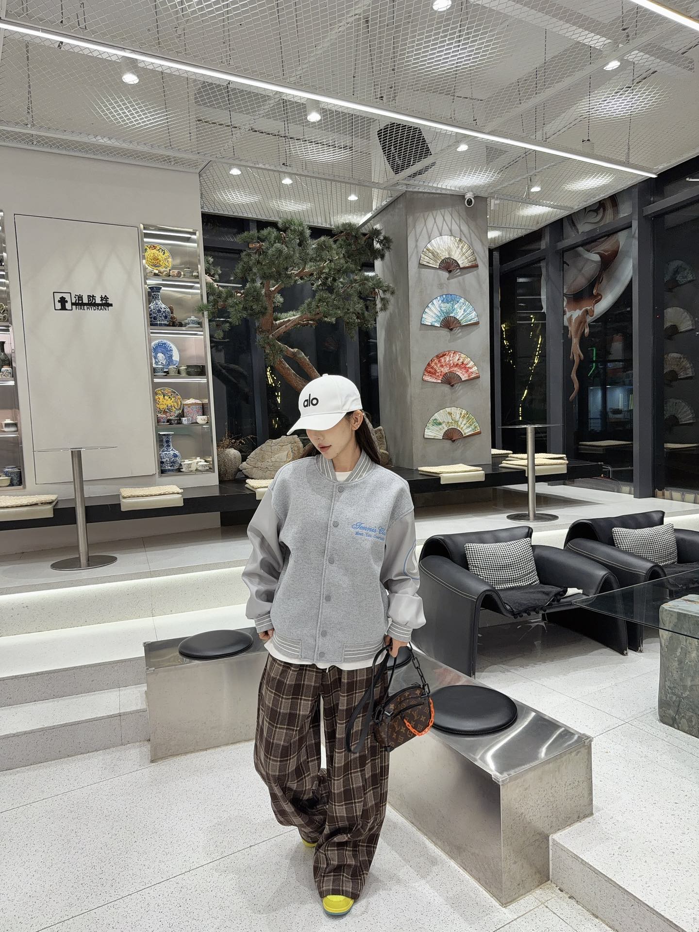 💰305lululemon/璐璐乐蒙 字母刺绣拼接棒球服夹克外套 上身效果#