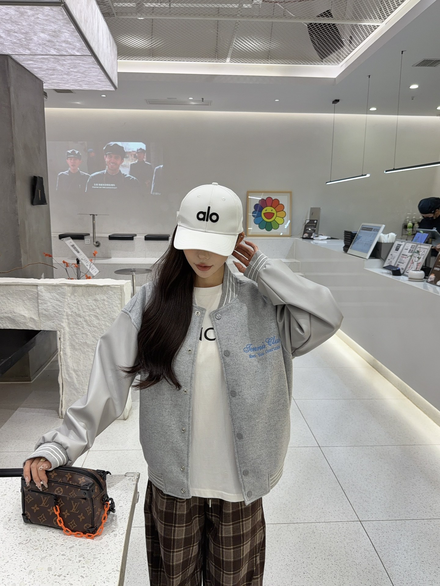 💰305lululemon/璐璐乐蒙 字母刺绣拼接棒球服夹克外套 上身效果#