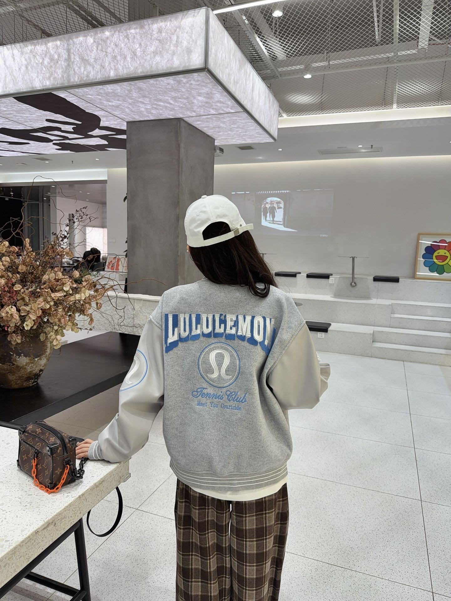 💰305lululemon/璐璐乐蒙 字母刺绣拼接棒球服夹克外套 上身效果#