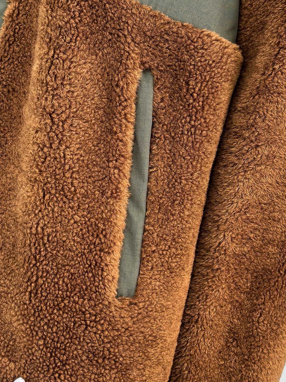 铺拍细节 2025秋冬新款呀羊毛超厚外套（双面穿）羊羔绒羊毛厚外套 保暖性超强手感觉柔软并结合颗粒感使面