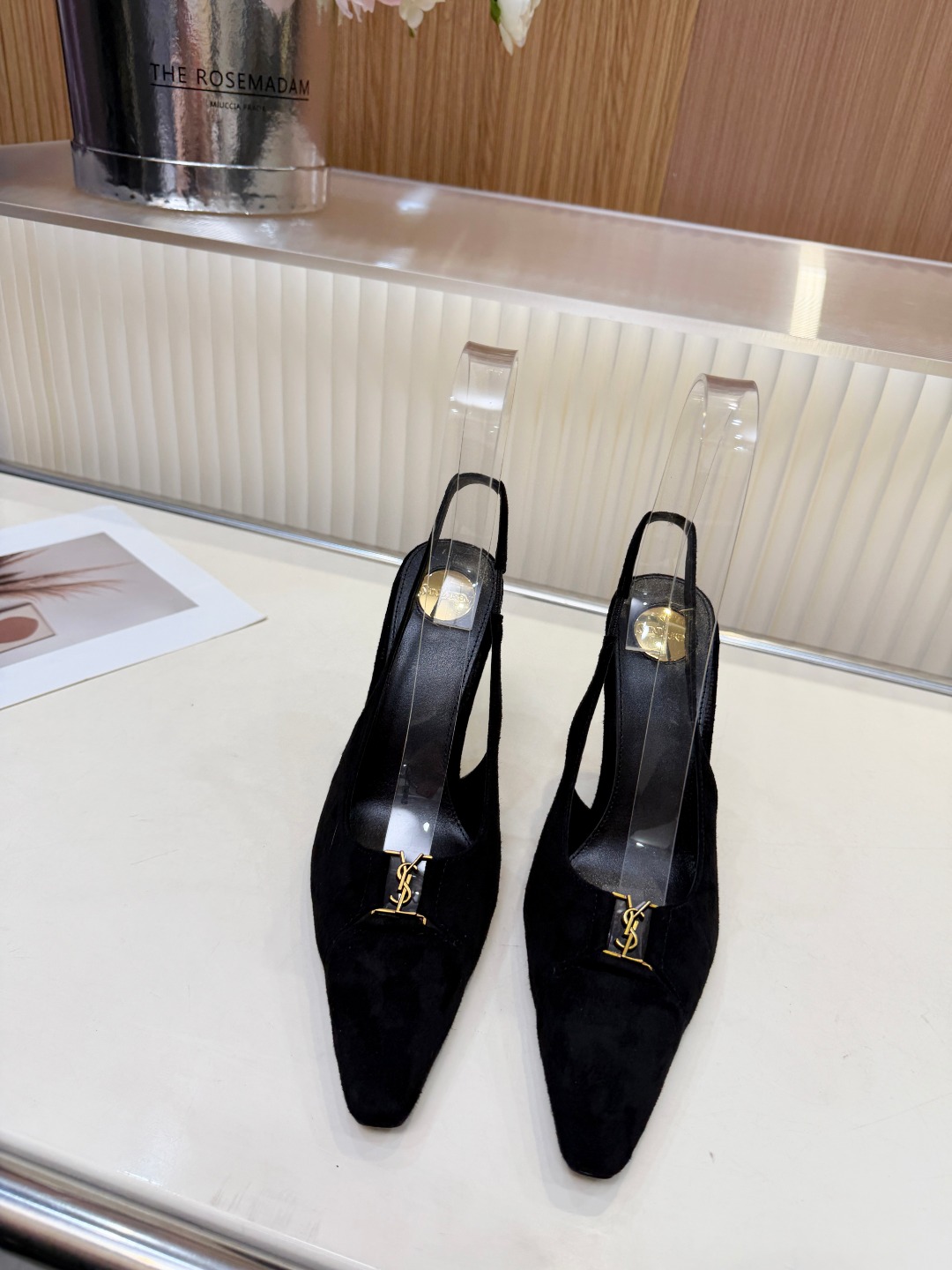 圣罗兰 Saint Laurent 经典高奢皮鞋鞋履高跟鞋 #436DA2FE 2