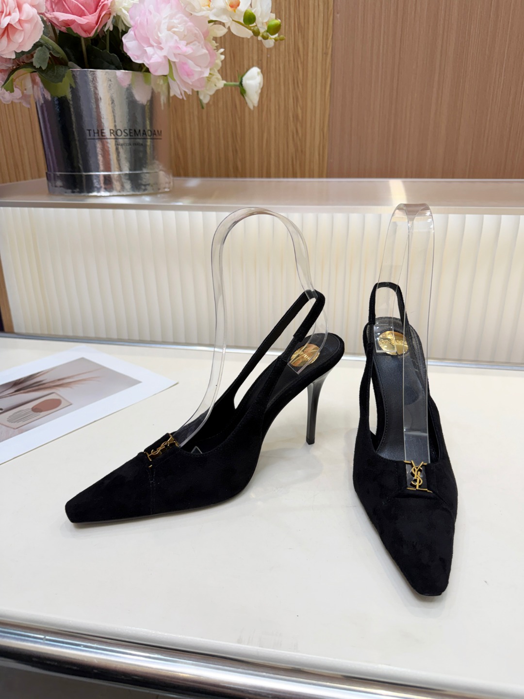 圣罗兰 Saint Laurent 经典高奢皮鞋鞋履高跟鞋 #436DA2FE 3
