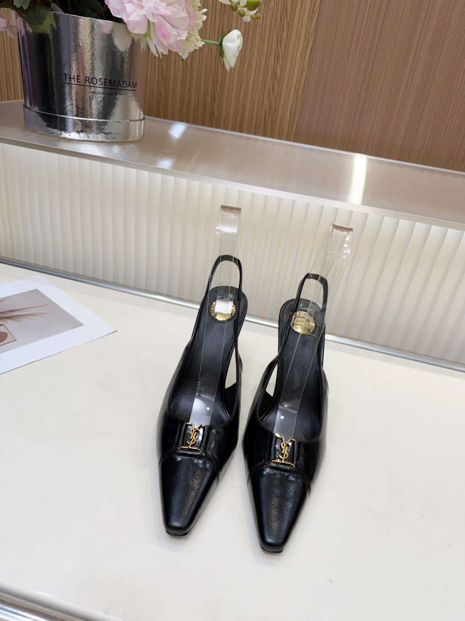 圣罗兰 Saint Laurent 经典高奢皮鞋鞋履高跟鞋 #F344D0C5 2