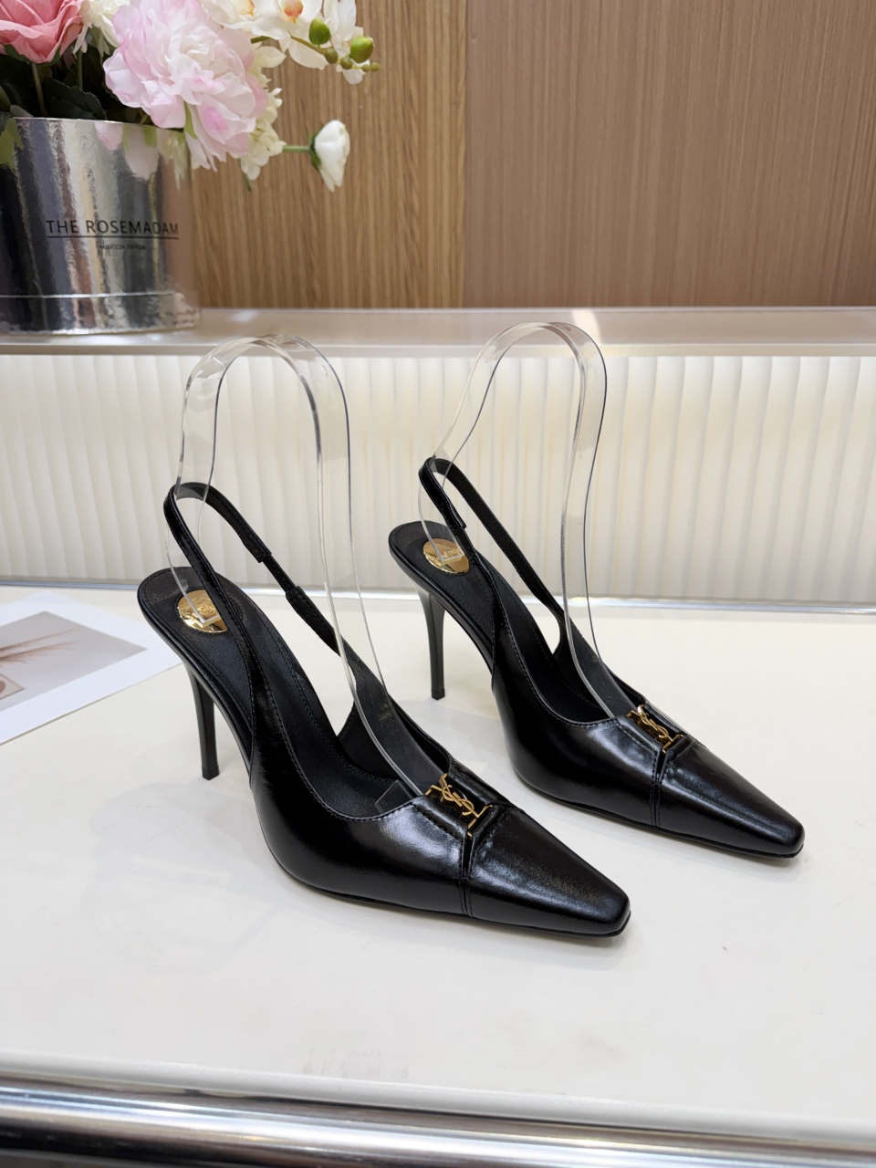 圣罗兰 Saint Laurent 经典高奢皮鞋鞋履高跟鞋 #F344D0C5 4