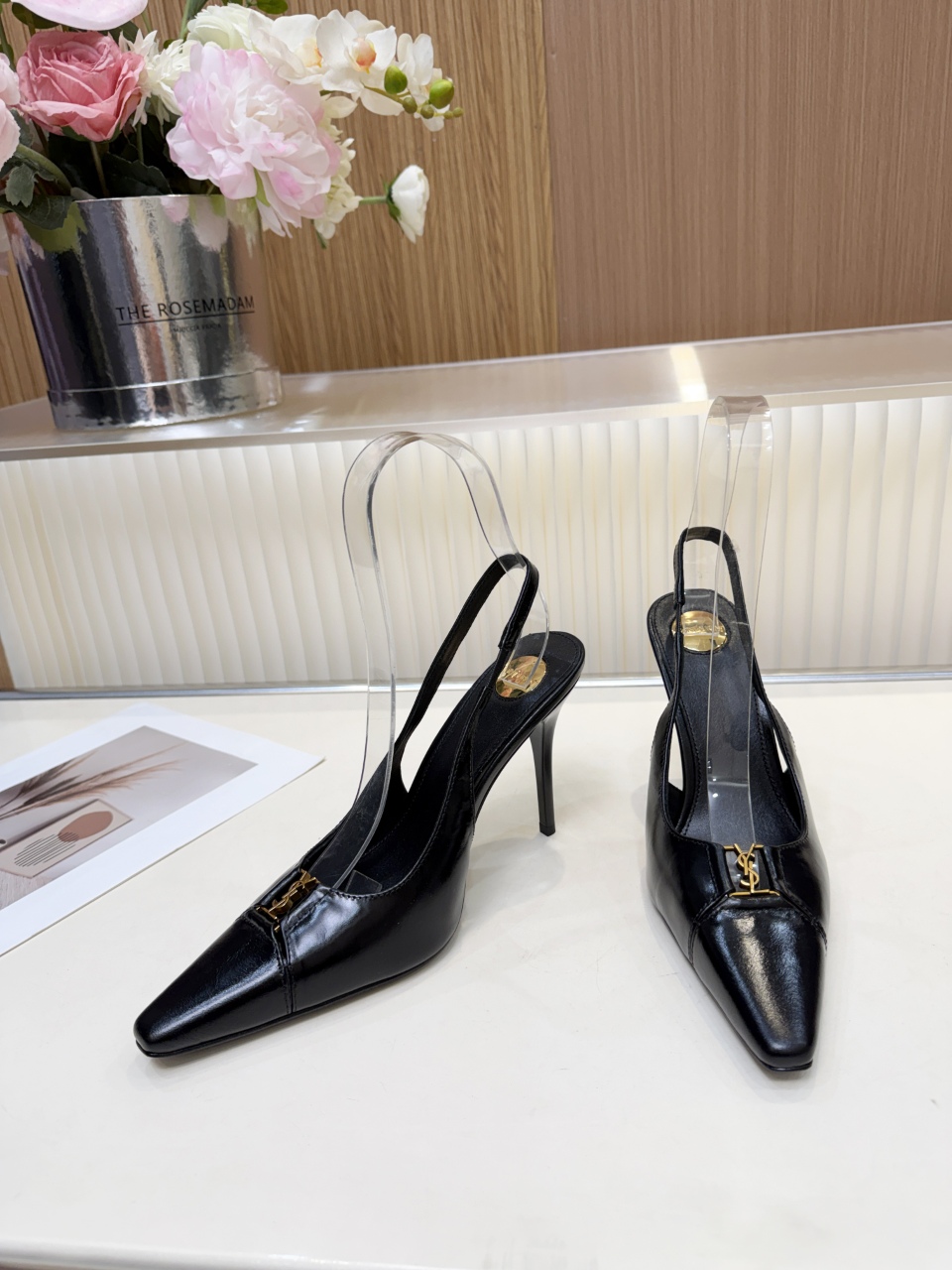 圣罗兰 Saint Laurent 经典高奢皮鞋鞋履高跟鞋 #F344D0C5 3