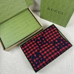 Top Perfect Fake
 Gucci Scarf Lattice Wool
