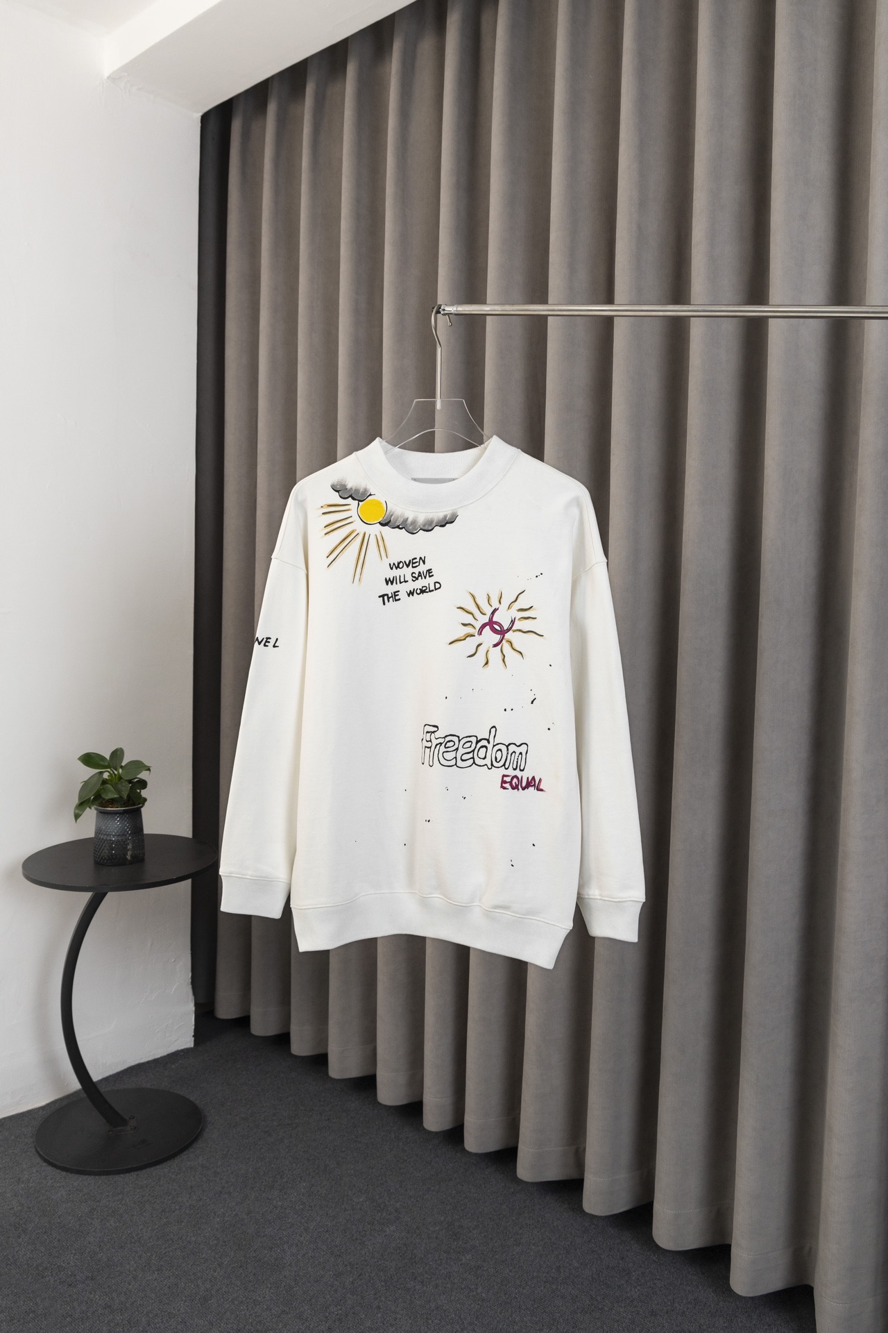 CU D15-top Version: Chanel Hand-Painted Doodles, Premium Jerseys, Market Currency Differentiation. - 图片 1