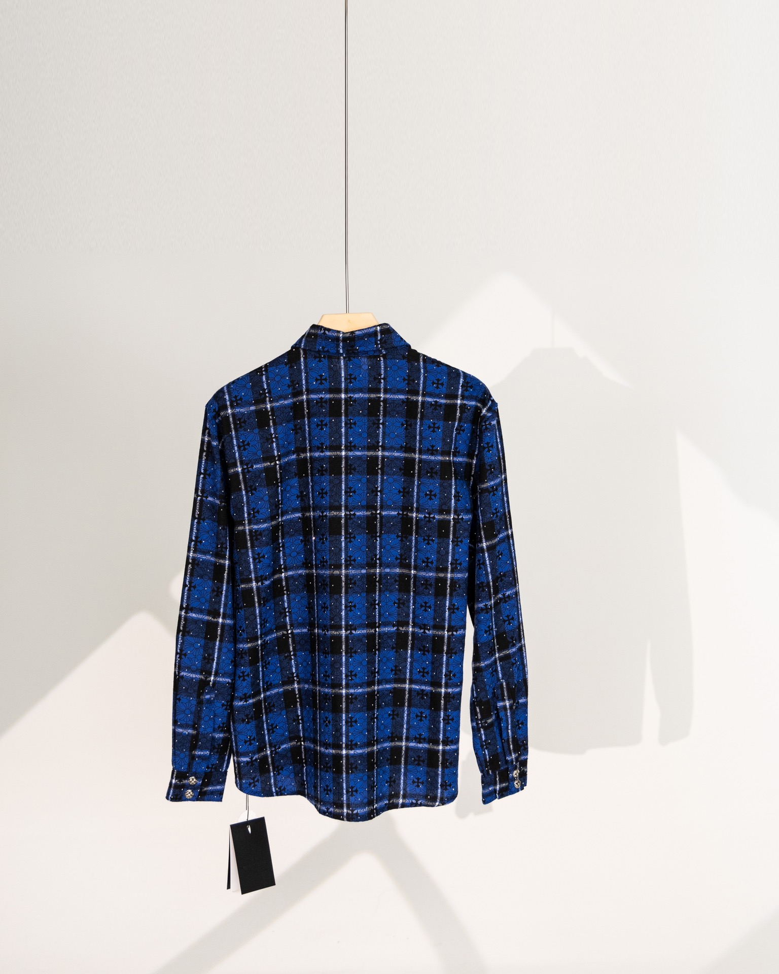 Luxury Puffer Jacket by Crome Hearts: High-End Style in Red and Blue - 图片 3