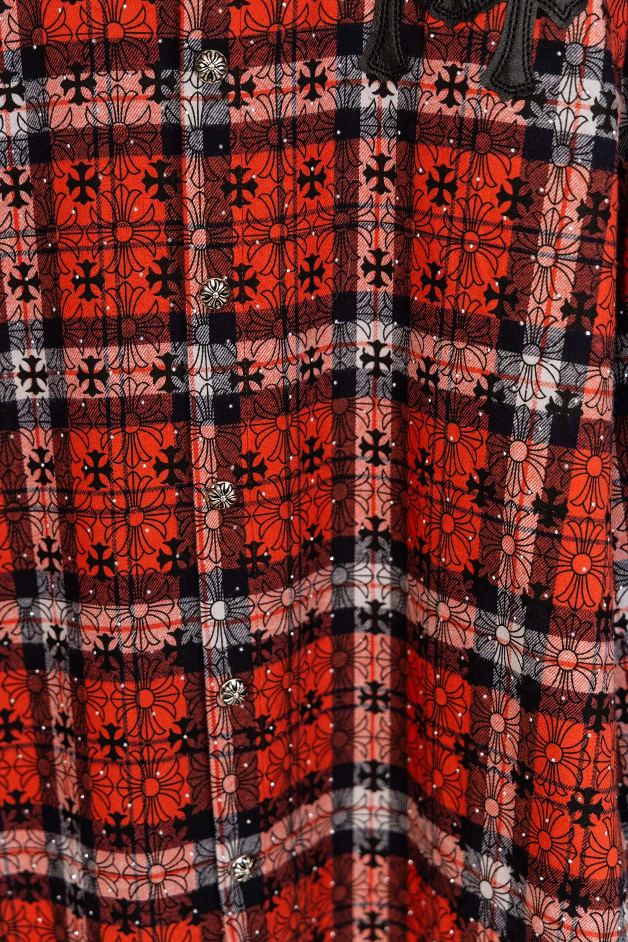 Luxury Puffer Jacket by Crome Hearts: High-End Style in Red and Blue - 图片 8